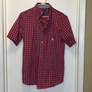 Chaps short sleeve button down shirt